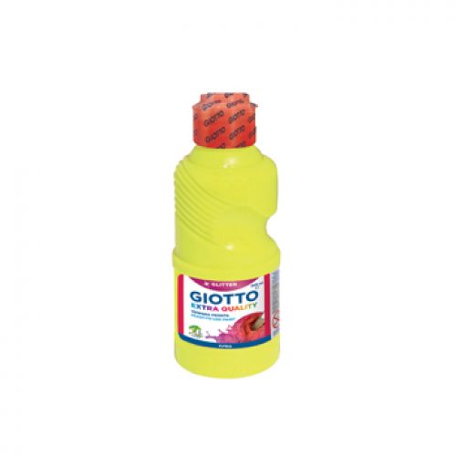 Guache Liquido Giotto Fluo 250ml Amarelo Fluorescente , Giotto , 160531101 , 8000825969102